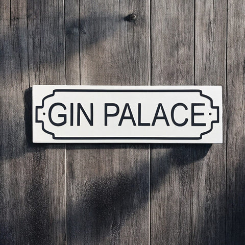 Gin Palace Novalty signs www.HouseSign.co.uk 